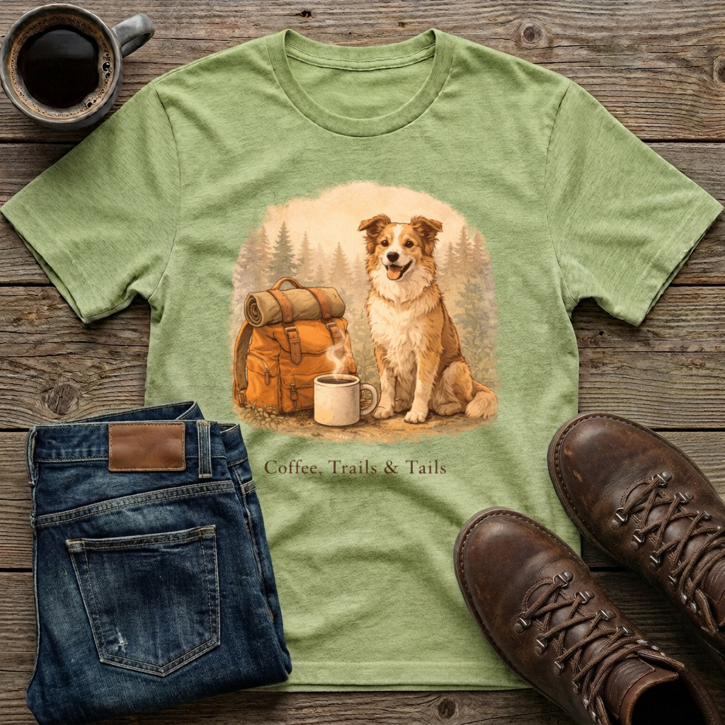 Coffee Trails & Tails T-Shirt