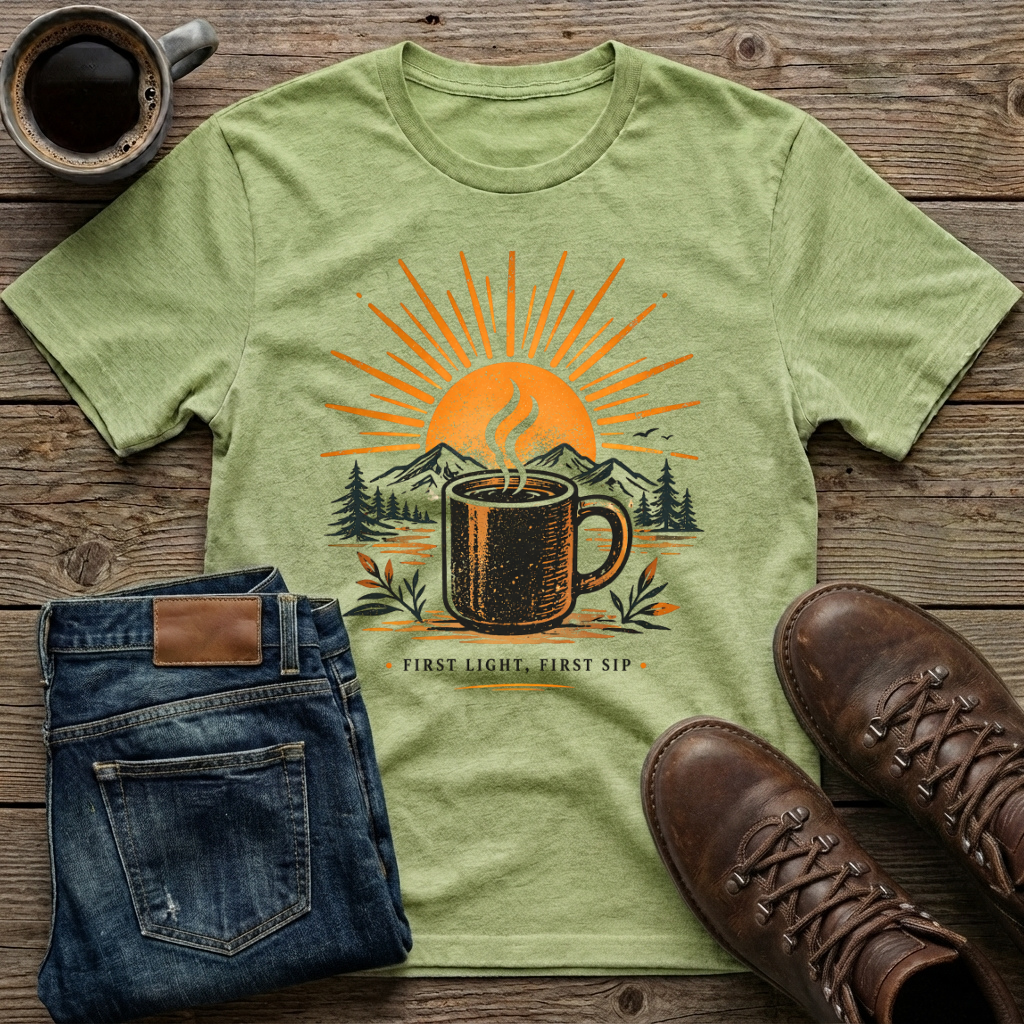 First Light First Sip T-Shirt
