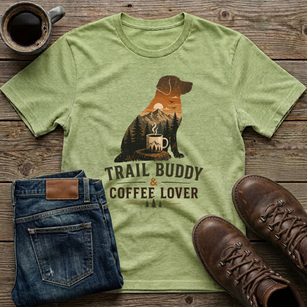 Trail Buddy & Coffee Lover T-Shirt