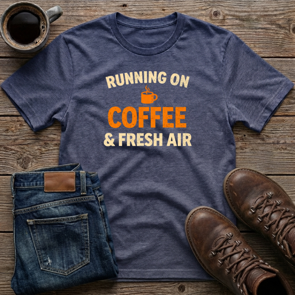 Running on Coffee & Fresh Air T-Shirt