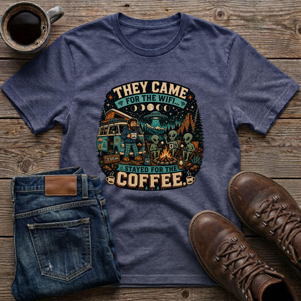 They Came For The Wifi T-Shirt