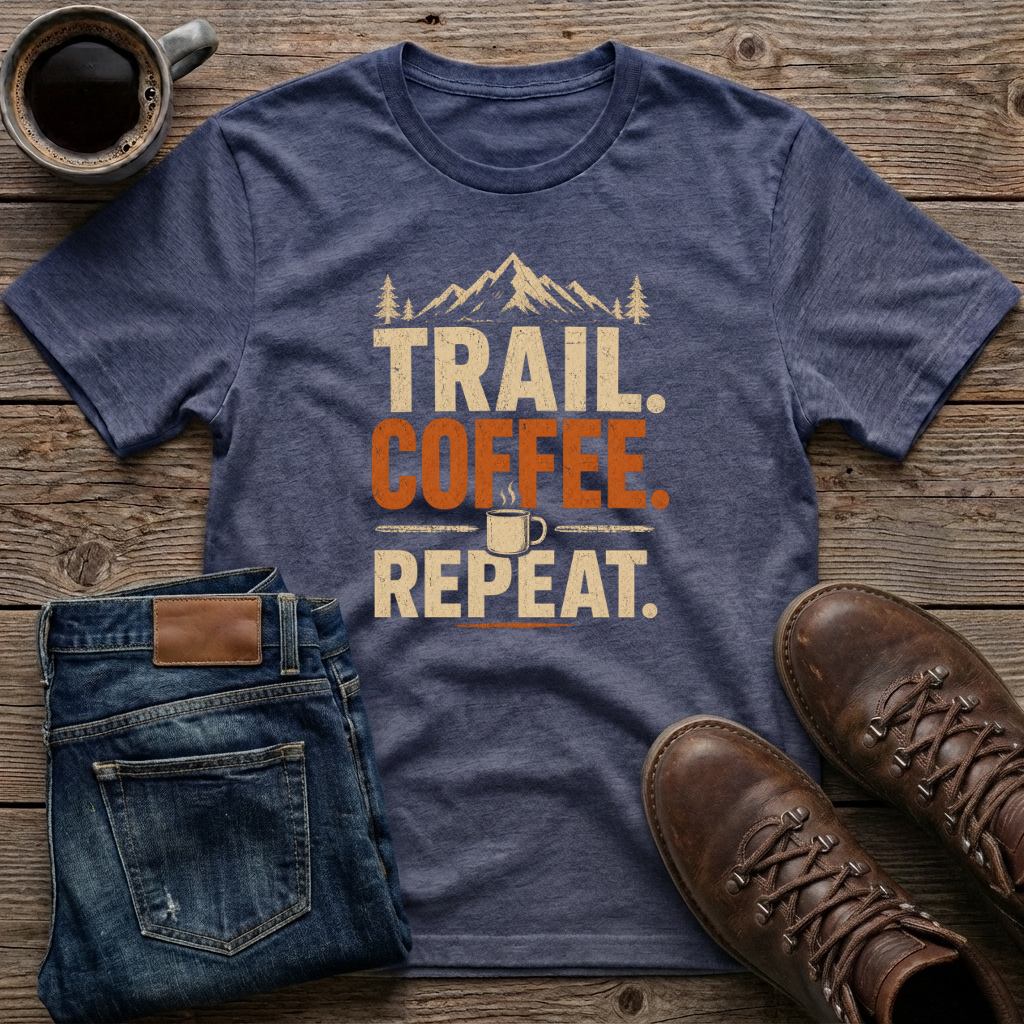 Trail Coffee Repeat T-Shirt