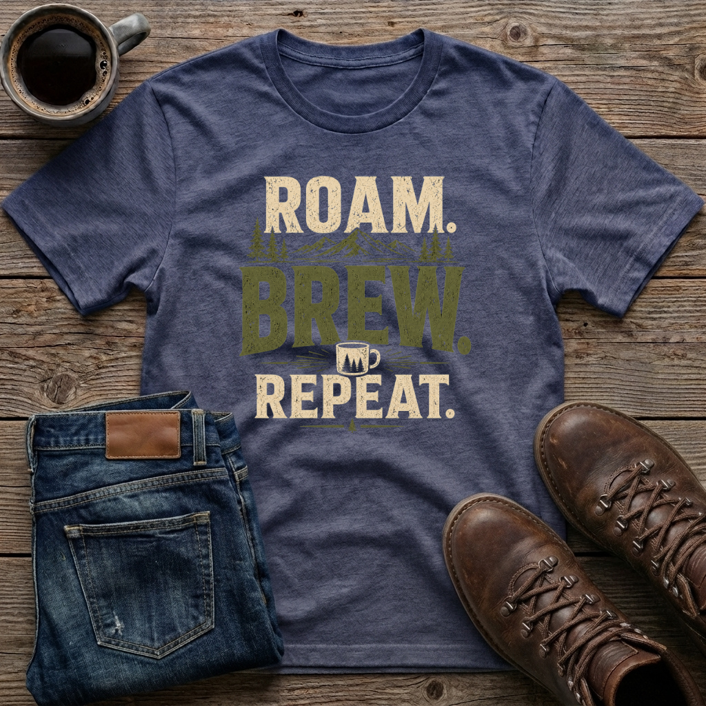 Roam Brew Repeat T-Shirt