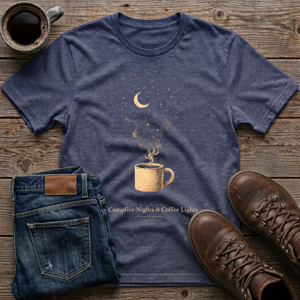 Campfire Nights & Coffee Lights T-Shirt