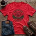Adventure Starts with Coffee T-Shirt