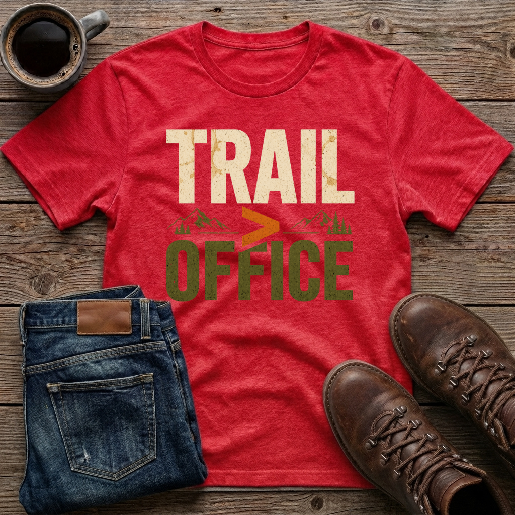Trail Bigger Than Office T-Shirt