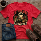 Caffeinated & Abducted T-Shirt