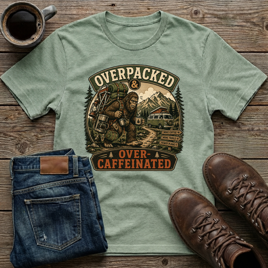 Overpacked Over-Caffeinated T-Shirt