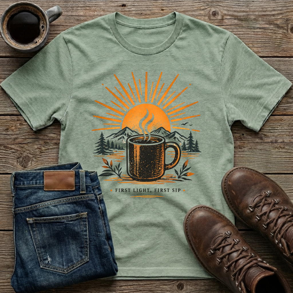 First Light First Sip T-Shirt