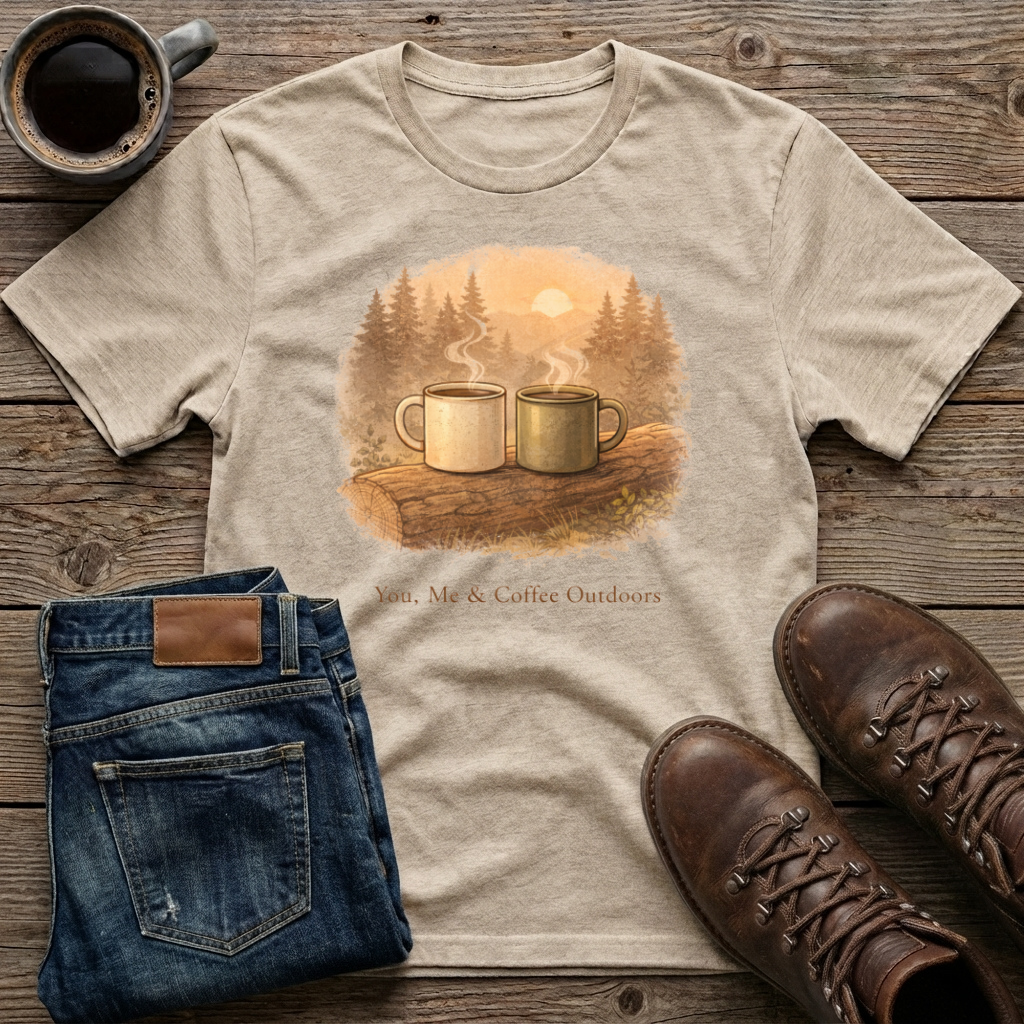 You Me & Coffee Outdoors II T-Shirt