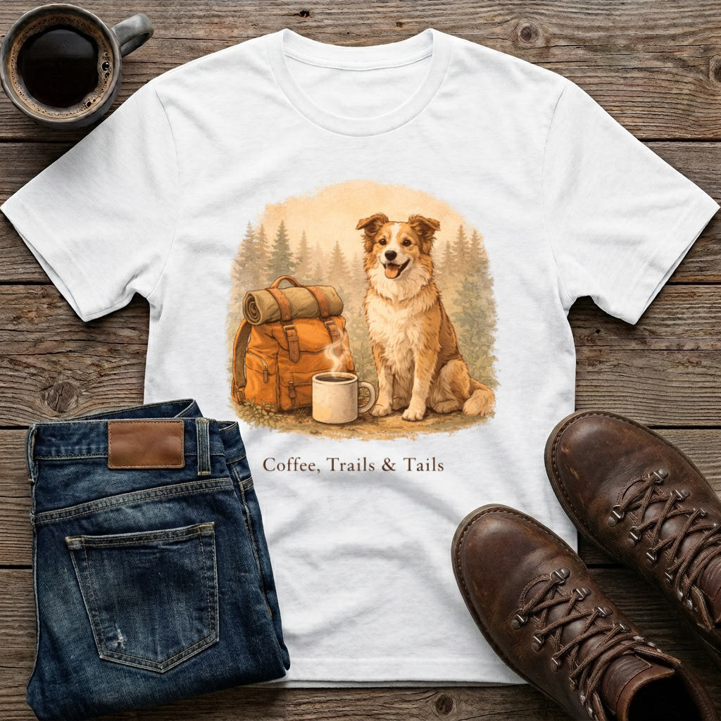 Coffee Trails & Tails T-Shirt