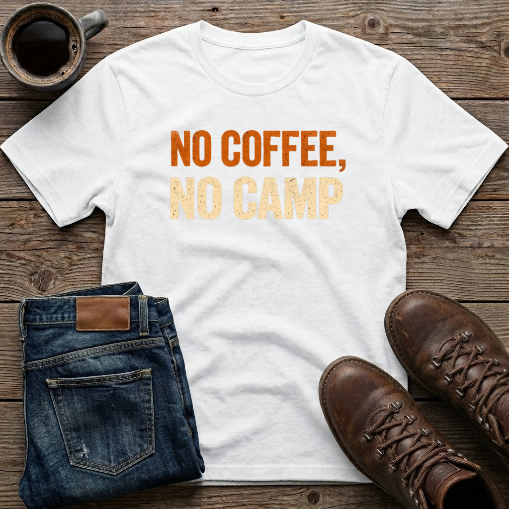 No Coffee No Camp T-Shirt