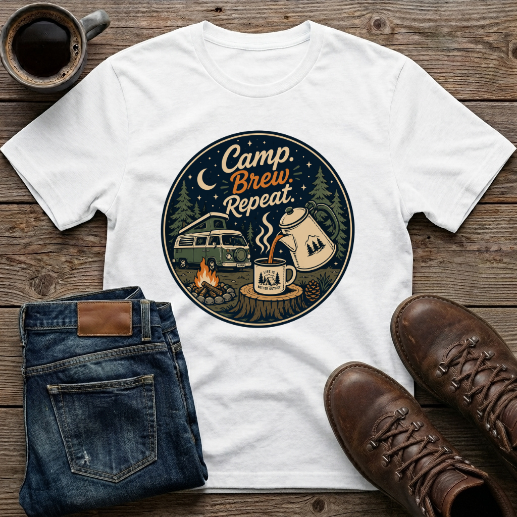 Camp Brew Repeat T-Shirt