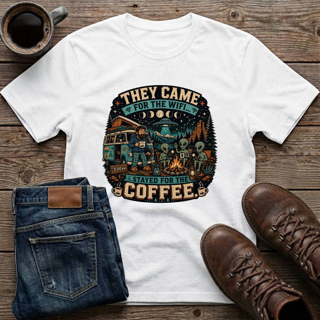 They Came For The Wifi T-Shirt