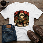 Caffeinated & Abducted T-Shirt
