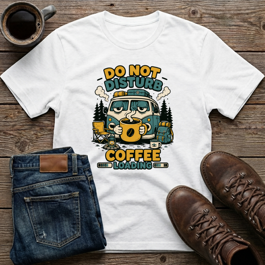 Do Not Distrurb Coffee Loading T-Shirt