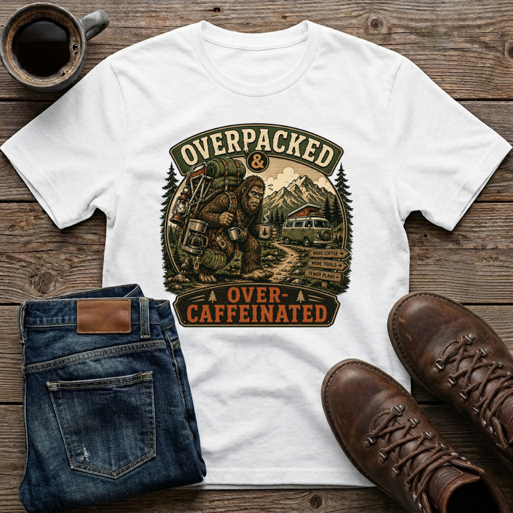 Overpacked Over-Caffeinated T-Shirt