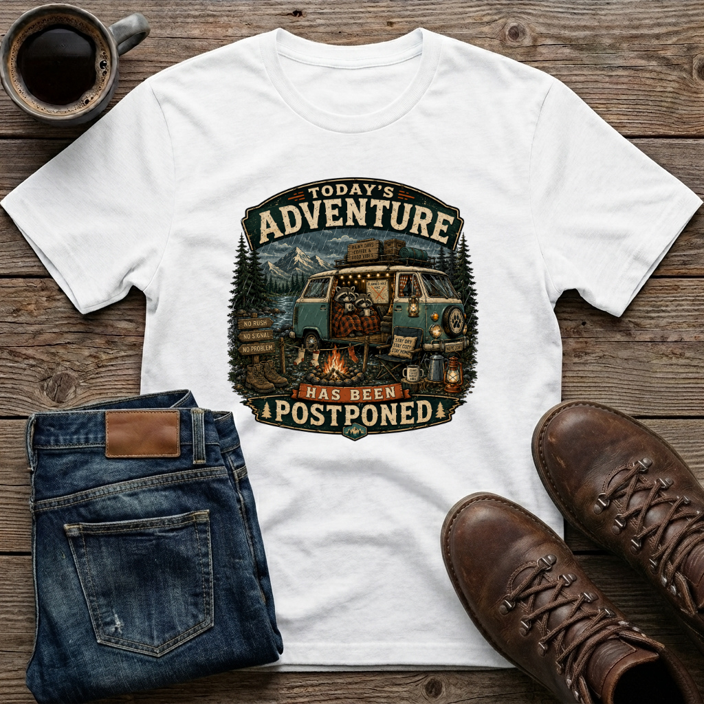 Today's Adventure Has Been Postponed T-Shirt
