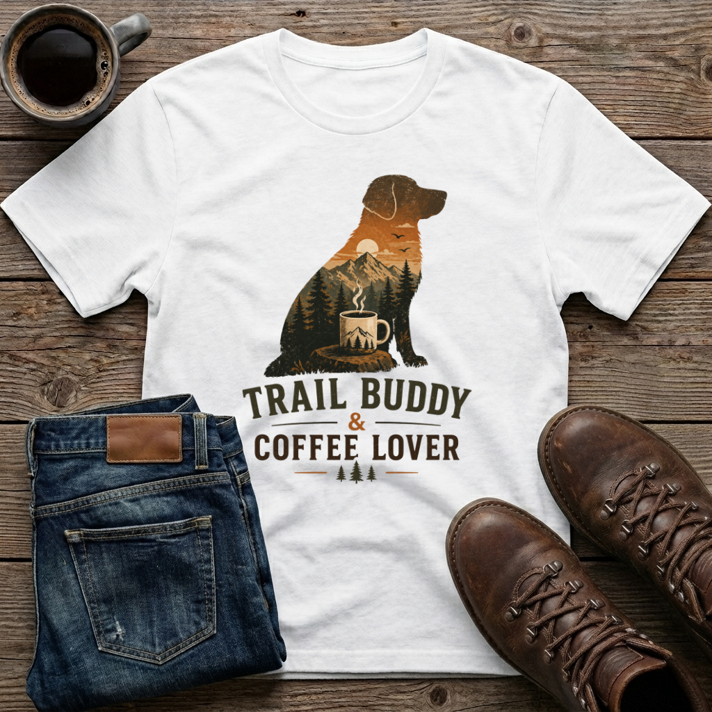 Trail Buddy & Coffee Lover T-Shirt
