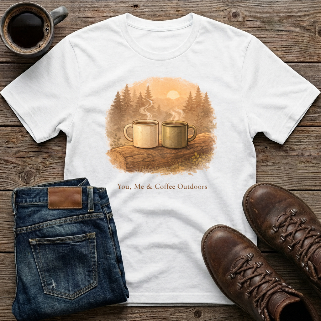 You Me & Coffee Outdoors II T-Shirt